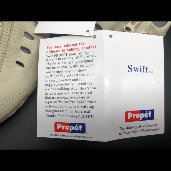 Propet 8 Wide 🆕 Washable Full Grain Leather Swift shoe zip closure washable - Picture 14 of 15